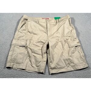 UnionBay Shorts Mens 38 Tan Relaxed Fit High Rise‎ Outdoor Hiking Cargo Pockets